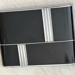 -SOLD Vintage Evan’s Cigarette Case black enamel